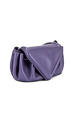 Bottega Veneta Small Beak Bag in Lavender & Silver, view 5, click to view large image.