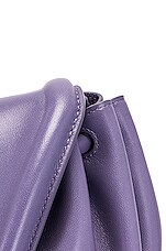 Bottega Veneta Small Beak Bag in Lavender & Silver, view 8, click to view large image.