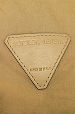 Bottega Veneta Triangle Handle Tote in Taupe & Gold, view 6, click to view large image.