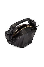 Bottega Veneta Double Knot Bag in Black & Gold, view 5, click to view large image.