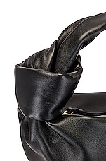 Bottega Veneta Double Knot Bag in Black & Gold, view 7, click to view large image.