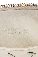 Bottega Veneta Mini Jodie Bag in White & Gold, view 6, click to view large image.
