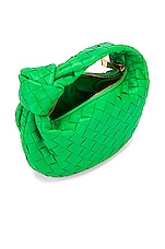 Bottega Veneta Mini Jodie Bag in Parakeet & Gold, view 5, click to view large image.