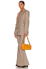 Bottega Veneta Pouch Chain Bag in Cob & Gold, view 2, click to view large image.