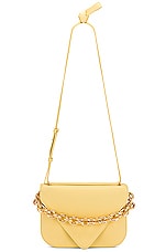 Bottega Veneta Envelope Bag in Butter & Gold, view 1, click to view large image.