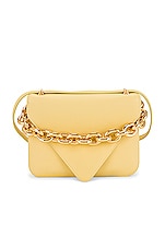 Bottega Veneta Envelope Bag in Butter & Gold, view 1, click to view large image.