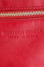 Bottega Veneta Padded Cassette Bag in Dark Red & Gold, view 7, click to view large image.