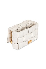 Bottega Veneta Sphere Chain Bag in White & Gold, view 6, click to view large image.