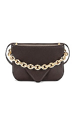 Bottega Veneta Envelope Bag in Fondant & Gold, view 3, click to view large image.