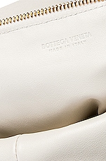 Bottega Veneta Teen Double Knot Shoulder Bag in White & Gold, view 6, click to view large image.