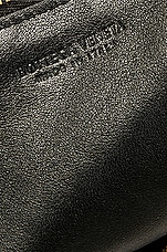 Bottega Veneta Teen Double Knot Shoulder Bag in Black & Gold, view 6, click to view large image.