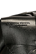 Bottega Veneta Mini Cassette Bucket Bag in Black & Gold, view 7, click to view large image.