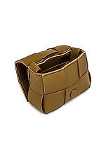 Bottega Veneta Candy Cassette Crossbody Bag in Acorn & Gold, view 6, click to view large image.