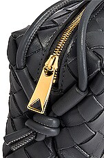 Bottega Veneta Mini Loop Bag in Thunder & Gold, view 7, click to view large image.