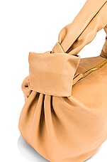 Bottega Veneta Teen Double Knot Shoulder Bag in Almond & Gold, view 7, click to view large image.