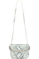 Bottega Veneta Medium Mount Envelope Bag in Dew, Black, & Silver, view 1, click to view large image.