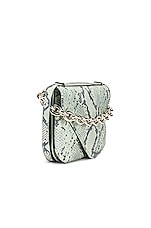 Bottega Veneta Medium Mount Envelope Bag in Dew, Black, & Silver, view 5, click to view large image.