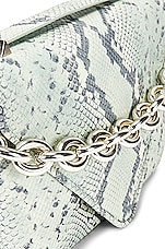 Bottega Veneta Medium Mount Envelope Bag in Dew, Black, & Silver, view 8, click to view large image.