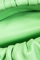 Bottega Veneta Teen Chain Pouch Shoulder Bag in Wasabi & Gold, view 7, click to view large image.