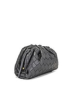 Bottega Veneta Mini Pouch Crossbody Bag in Thunder & Gold, view 4, click to view large image.