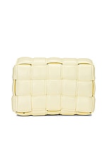 Bottega Veneta Padded Cassette Crossbody Bag in Zest Washed & Gold, view 4, click to view large image.