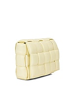 Bottega Veneta Padded Cassette Crossbody Bag in Zest Washed & Gold, view 5, click to view large image.