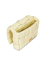 Bottega Veneta Padded Cassette Crossbody Bag in Zest Washed & Gold, view 6, click to view large image.