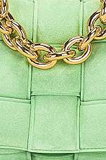 Bottega Veneta Chain Cassette Crossbody Bag in Wasabi & Gold, view 8, click to view large image.