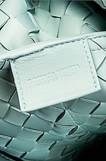 Bottega Veneta Mini Shoulder Bag in Teal Washed & Gold, view 6, click to view large image.