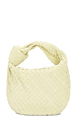 Bottega Veneta Teen Jodie Bag in Lemon Washed & Gold, view 1, click to view large image.