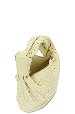Bottega Veneta Teen Jodie Bag in Lemon Washed & Gold, view 5, click to view large image.