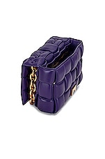 Bottega Veneta Chain Cassette Bag in Unicorn & Gold, view 6, click to view large image.