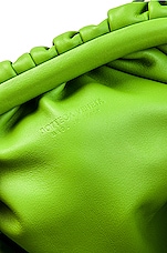 Bottega Veneta Mini Pouch Clutch in Acid Green & Silver, view 7, click to view large image.