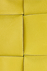 Bottega Veneta Mini Cassette Bucket Bag in Kiwi & Gold, view 8, click to view large image.