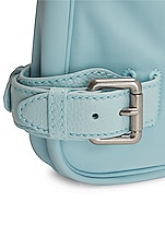 Bottega Veneta Mini Shoulder Bag in Teal Washed & Silver, view 7, click to view large image.