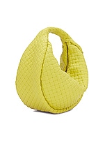 Bottega Veneta Mini Padded Jodie Shoulder Bag in Kiwi & Silver, view 4, click to view large image.