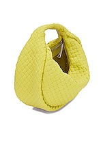 Bottega Veneta Mini Padded Jodie Shoulder Bag in Kiwi & Silver, view 5, click to view large image.