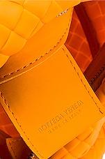 Bottega Veneta Mini Padded Jodie Shoulder Bag in Tangerine & Silver, view 6, click to view large image.