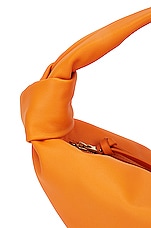 Bottega Veneta Double Knot Bag in Tangerine & Gold, view 6, click to view large image.