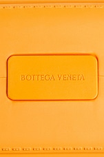 Bottega Veneta Mini Arco Shopping Tote Bag in Tangerine & Silver, view 5, click to view large image.