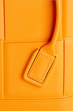 Bottega Veneta Mini Arco Shopping Tote Bag in Tangerine & Silver, view 6, click to view large image.