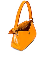 Bottega Veneta V Ring Crossbody Bag in Tangerine & Gold, view 5, click to view large image.