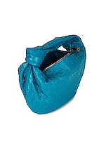 Bottega Veneta Teen Jodie Bag in Blueprint & Gold, view 5, click to view large image.