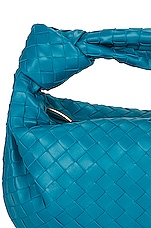 Bottega Veneta Teen Jodie Bag in Blueprint & Gold, view 7, click to view large image.
