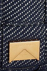 Bottega Veneta Small Cassette Crossbody Bag in Indigo & Gold, view 7, click to view large image.
