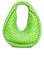 Bottega Veneta Mini Padded Jodie Bag in Acid Green & Silver, view 1, click to view large image.