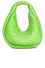Bottega Veneta Mini Padded Jodie Bag in Acid Green & Silver, view 3, click to view large image.