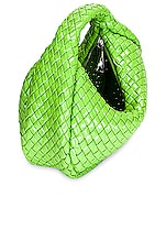 Bottega Veneta Mini Padded Jodie Bag in Acid Green & Silver, view 5, click to view large image.