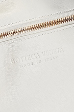 Bottega Veneta Chain Cassette Bag in White & Gold, view 7, click to view large image.
