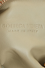 Bottega Veneta Mini Jodie Bag in Travertine & Gold, view 6, click to view large image.